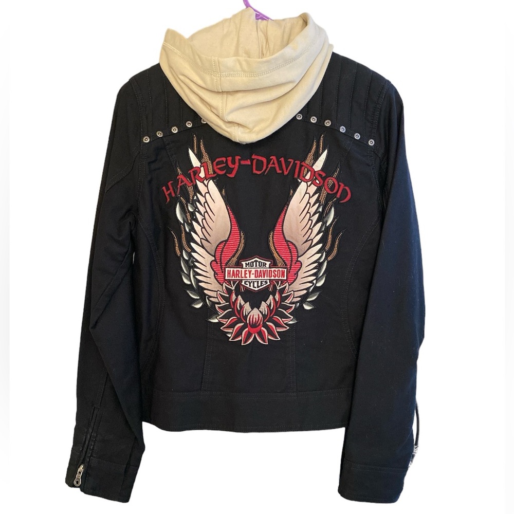 Women’s Harley-Davidson Jacket w/removable hoodie vest XS